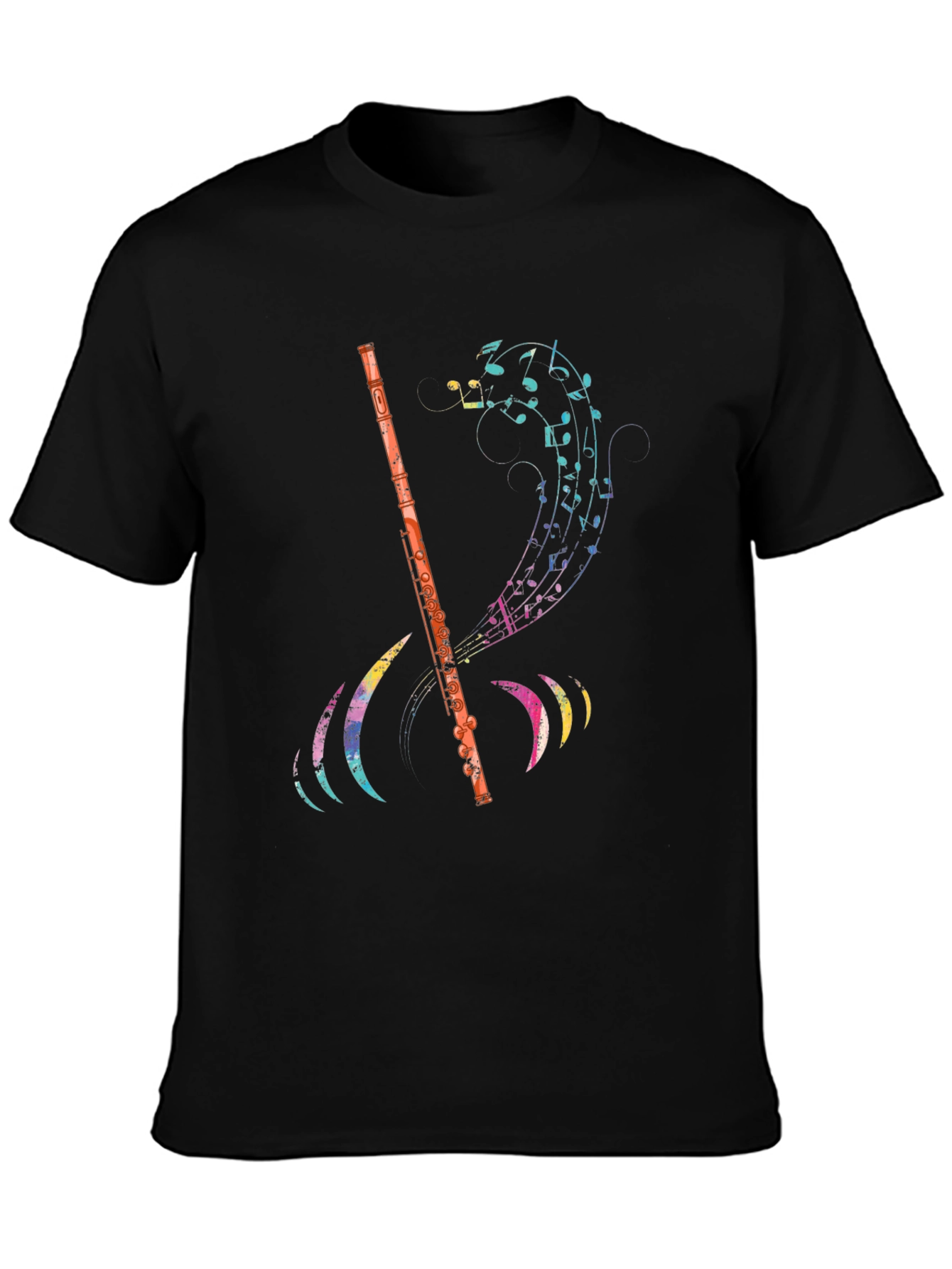 Musical Flute Graphic T-Shirt