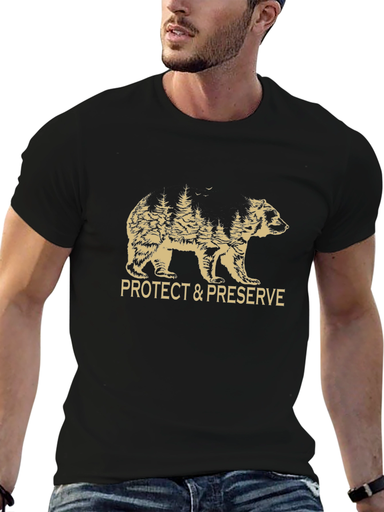 Protect & Preserve Bear Graphic Tee