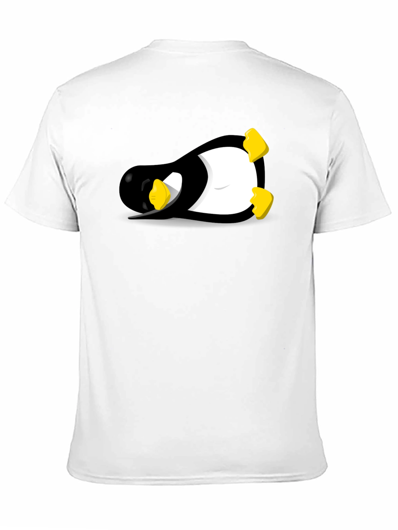 Linux Tux Penguin Black Graphic Tee