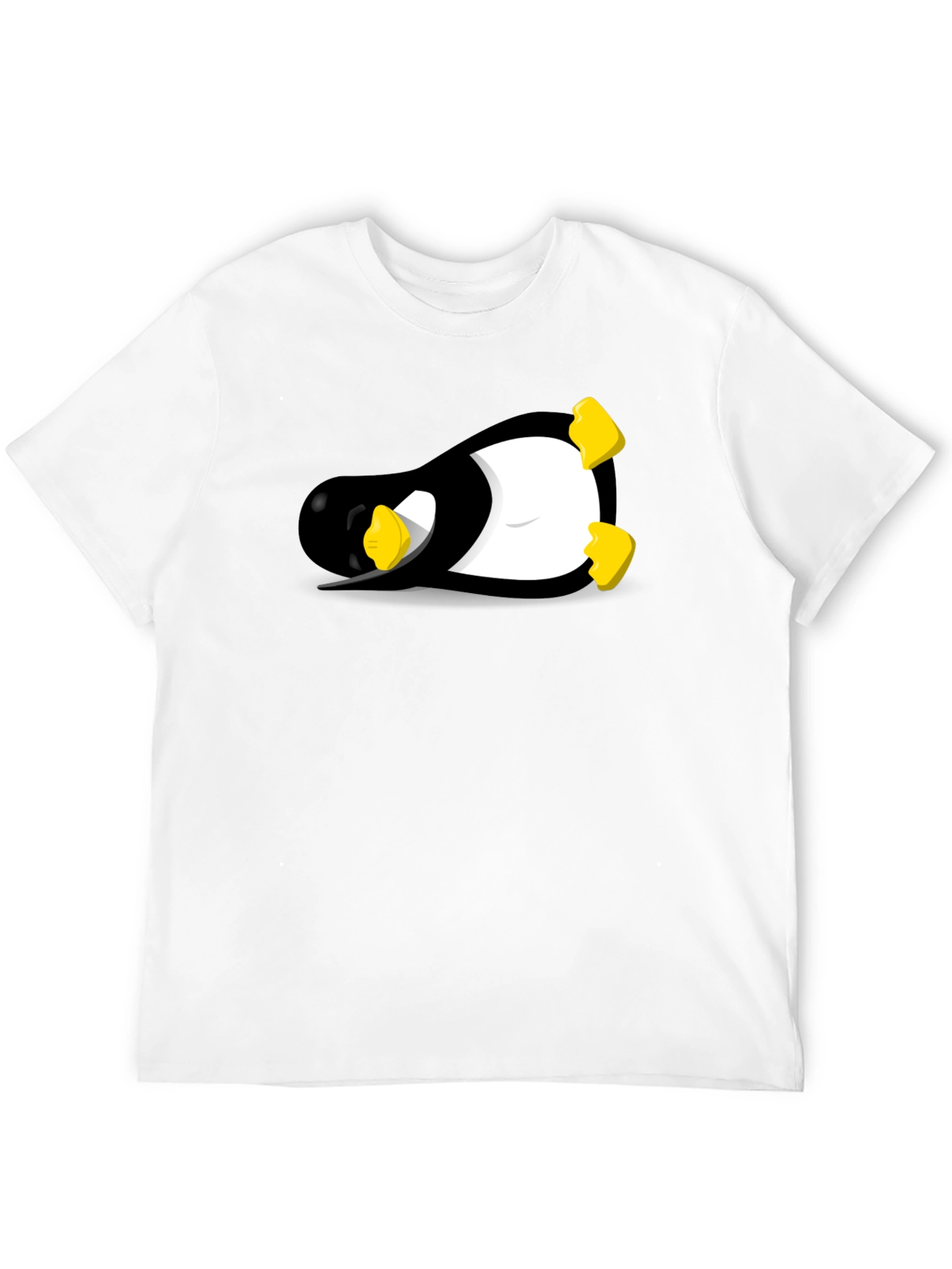 Linux Tux Penguin Black Graphic Tee