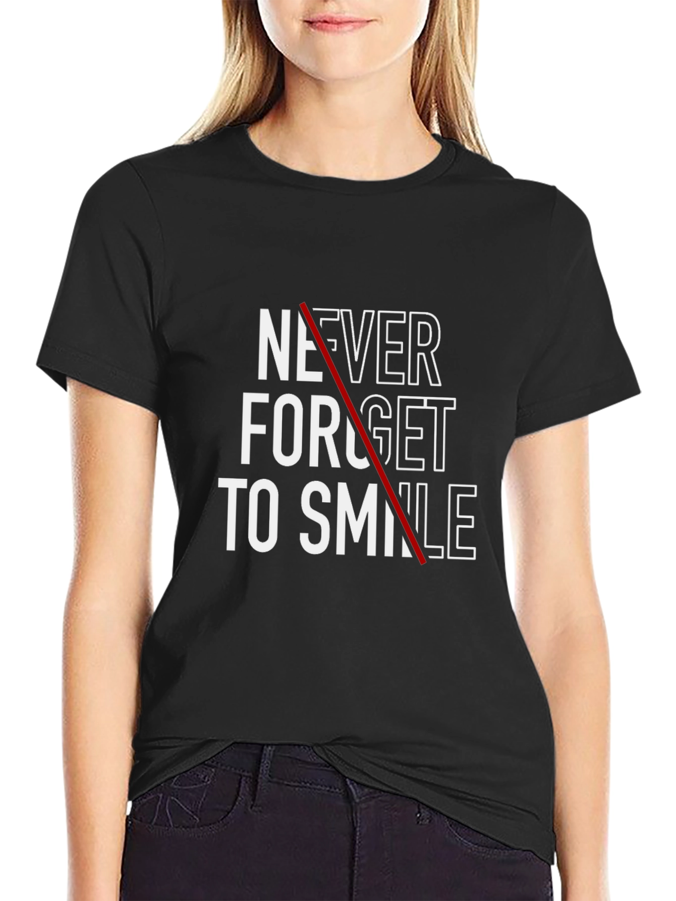 Never Forget to Smile Graphic Tee