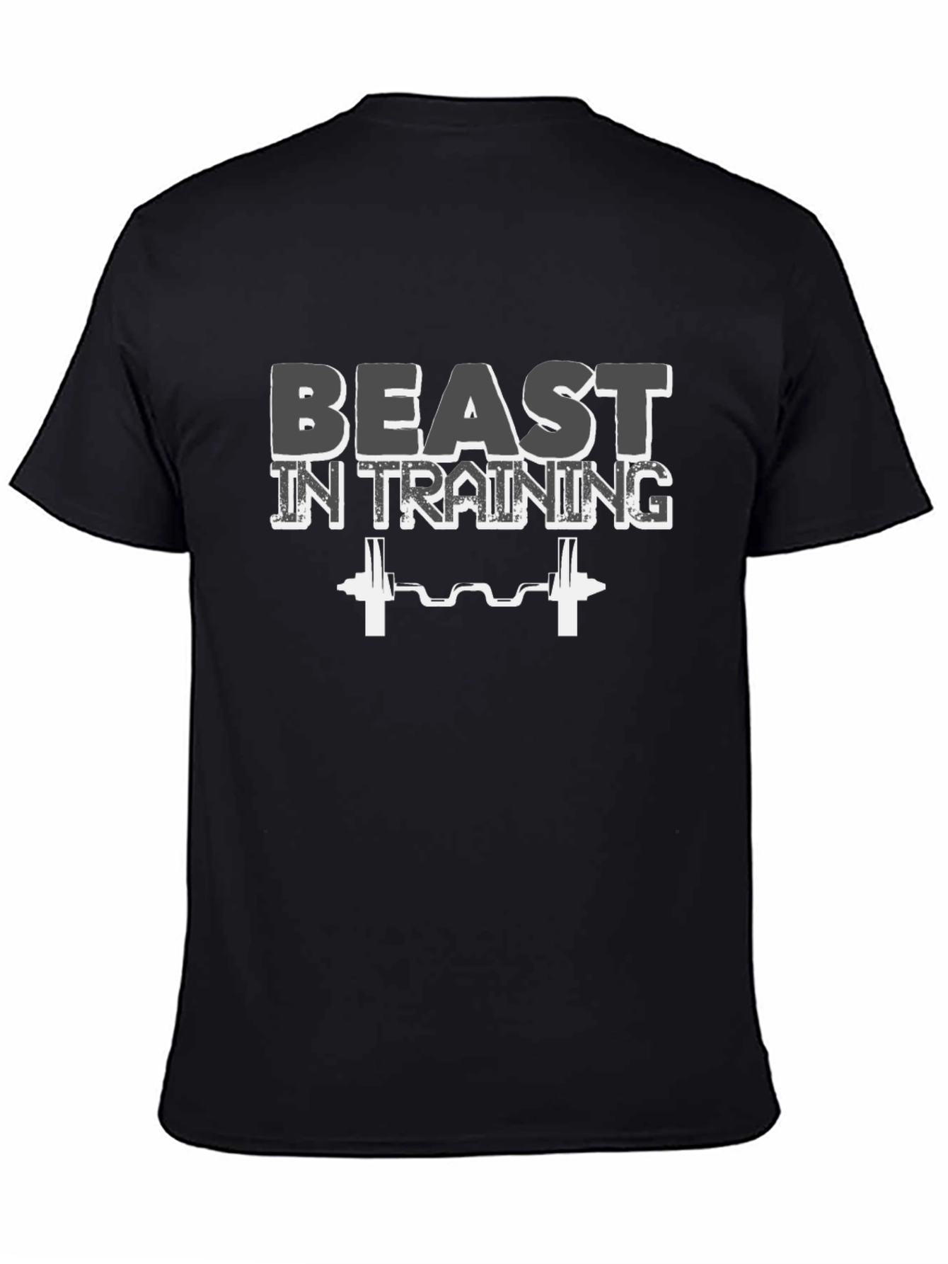 Beast In Training Black Graphic T-Shirt