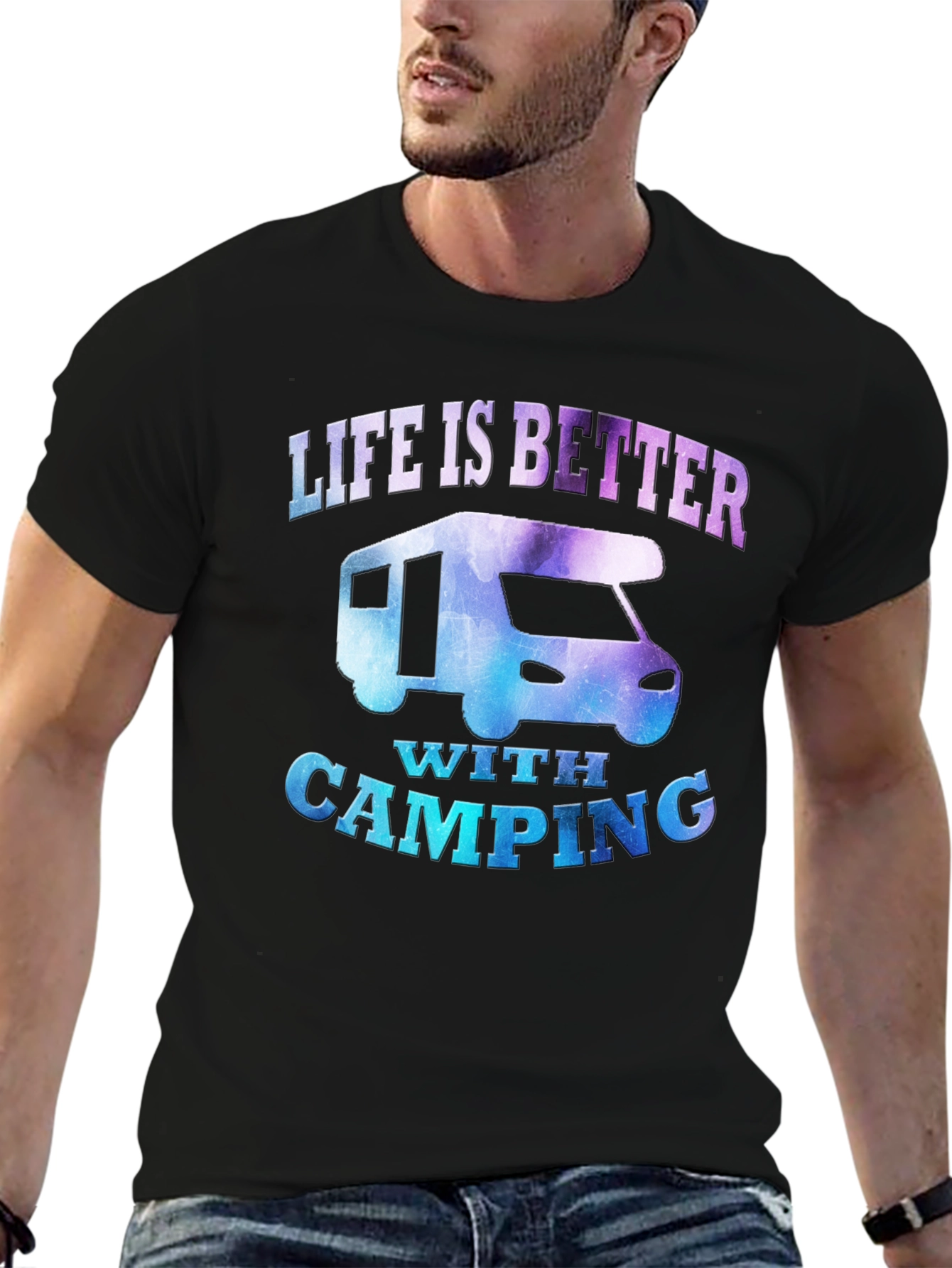 Life is Better with Camping RV T-Shirt