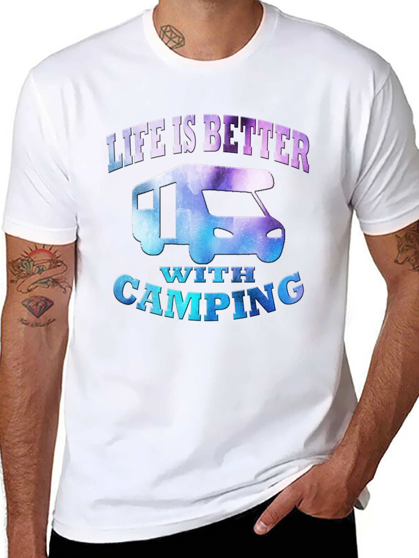 Life is Better with Camping RV T-Shirt