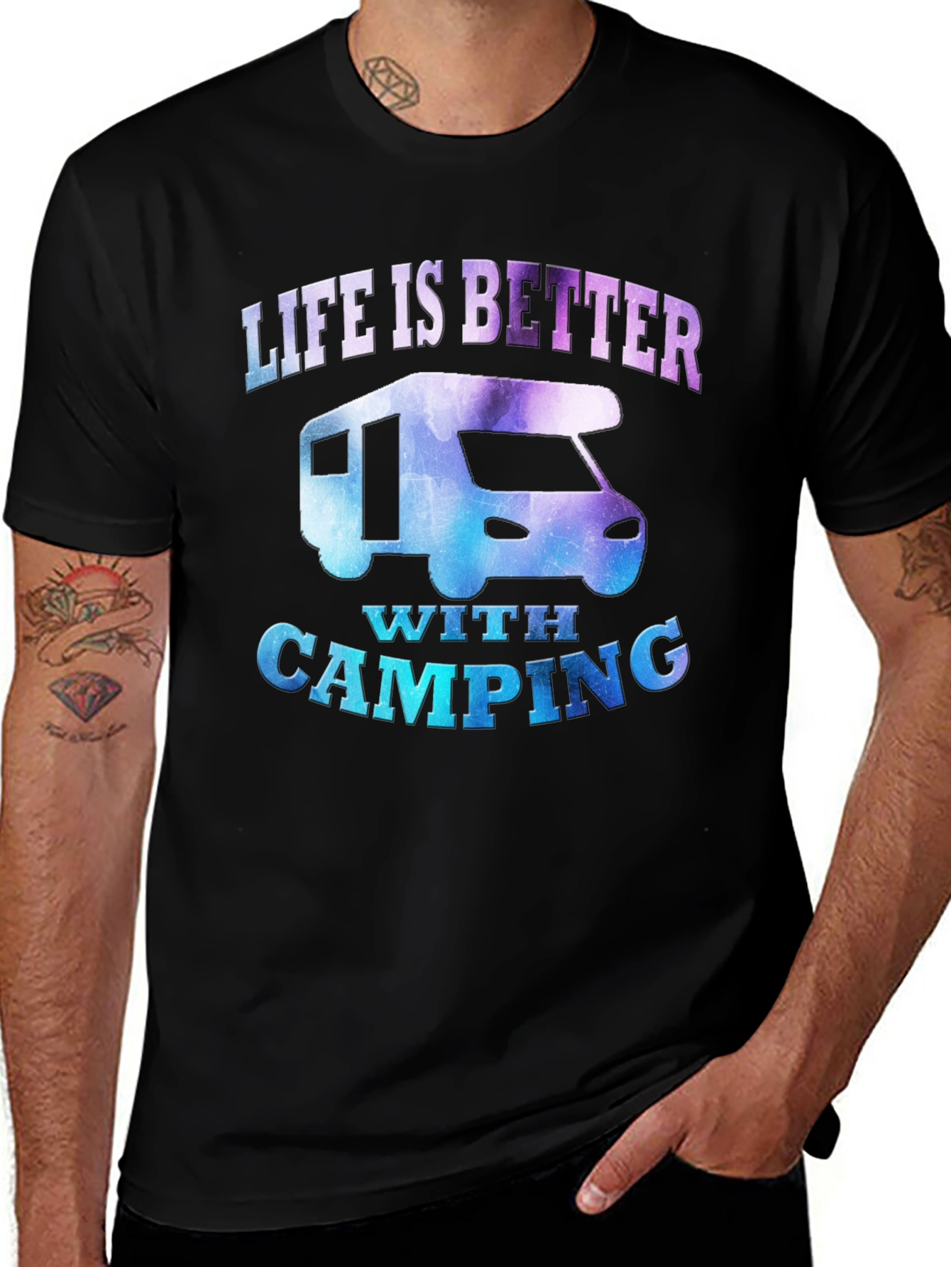 Life is Better with Camping RV T-Shirt