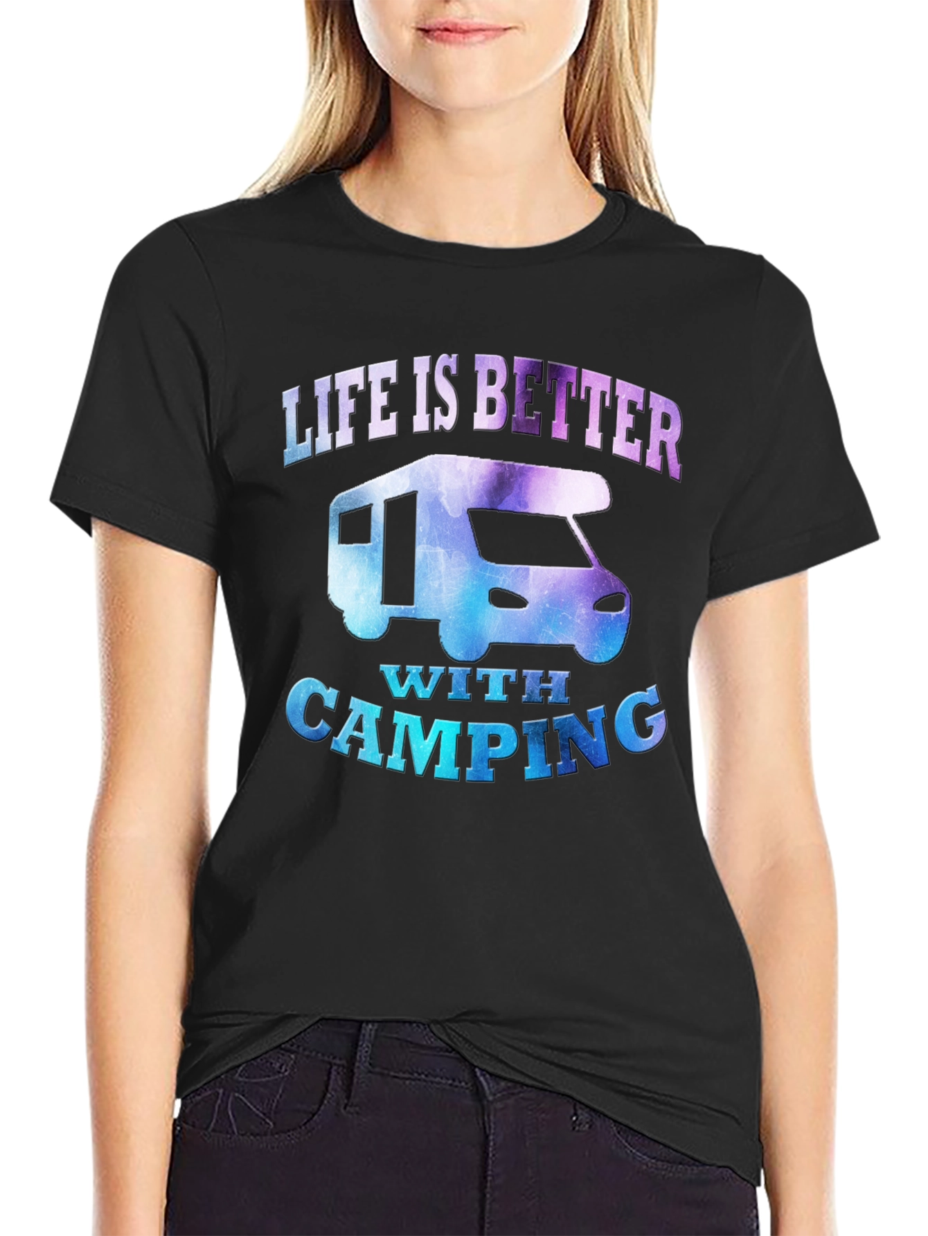 Life is Better with Camping RV T-Shirt