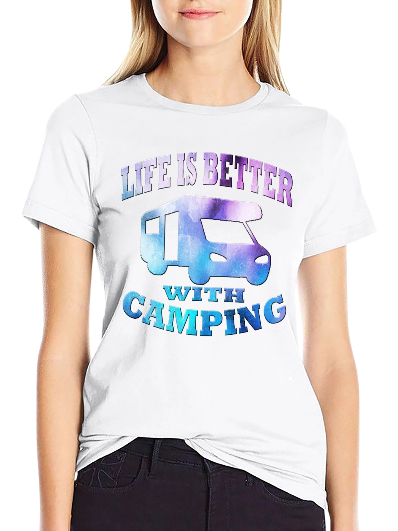 Life is Better with Camping RV T-Shirt