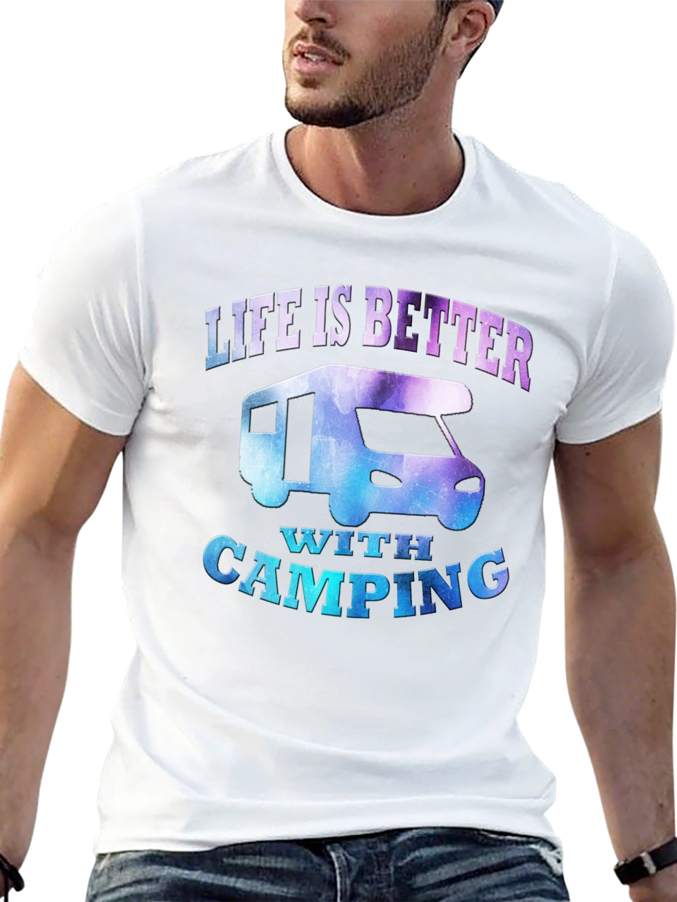 Life is Better with Camping RV T-Shirt
