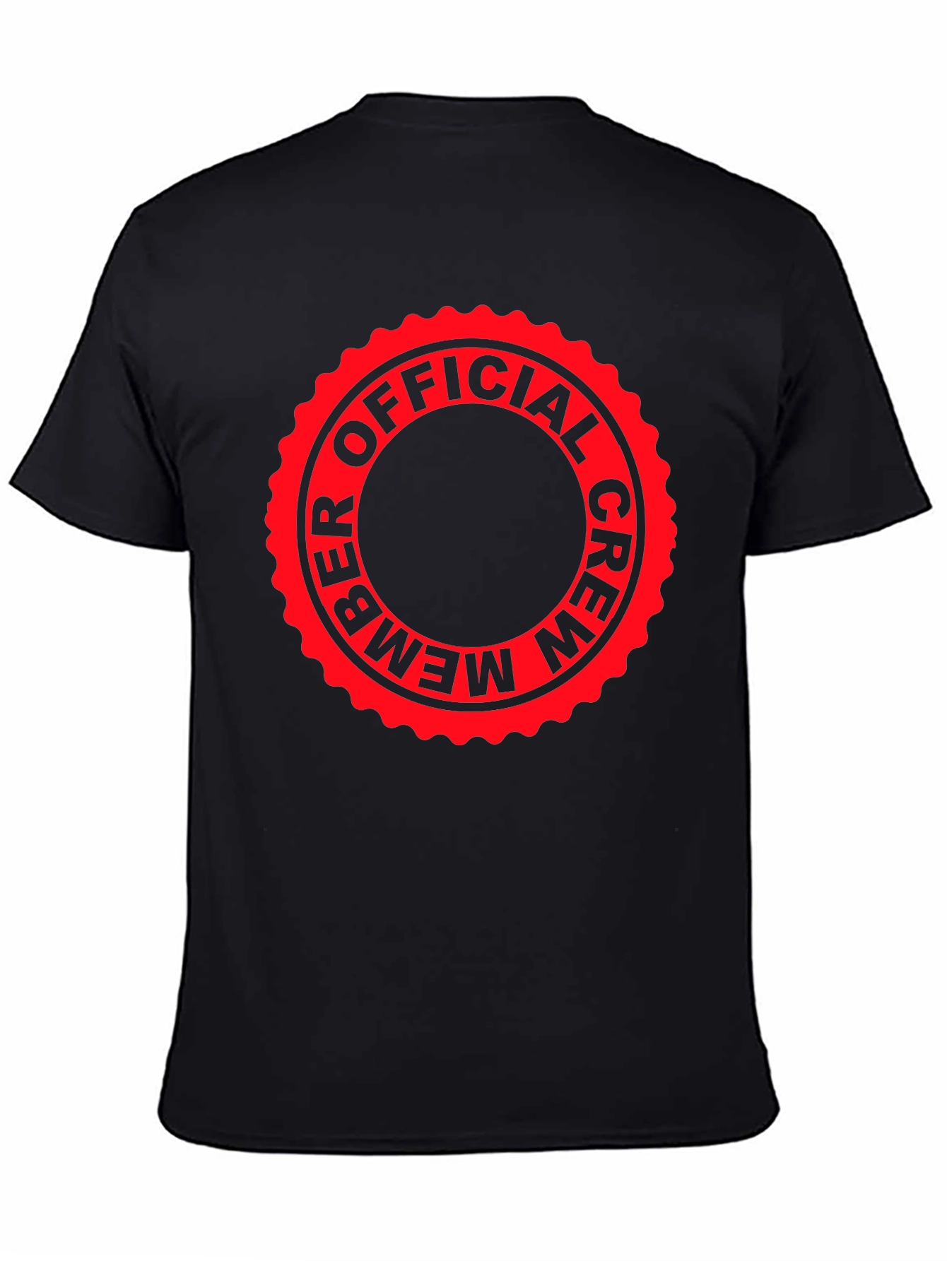 Official Crew Member T-Shirt - Red Stamp Graphic
