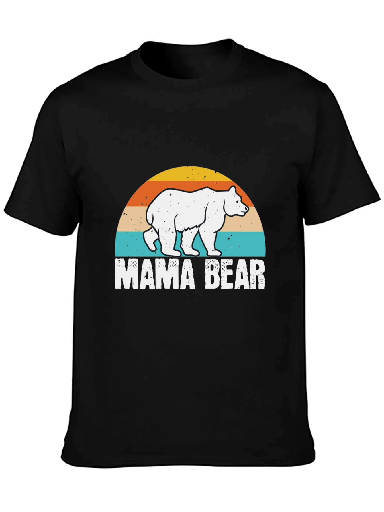 Mama Bear Graphic Tee - Black
