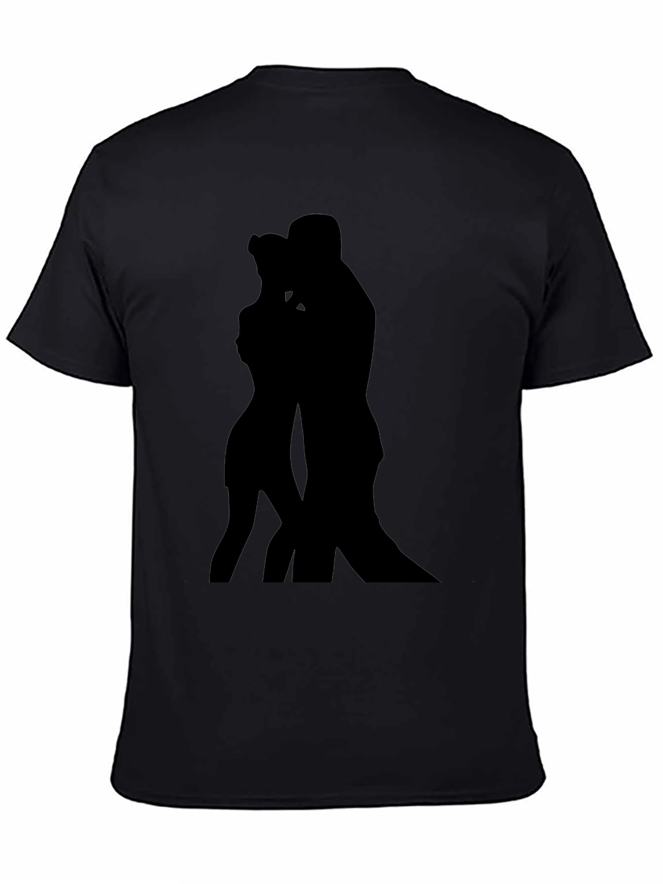 Silhouette Tango Lovers Black T-Shirt