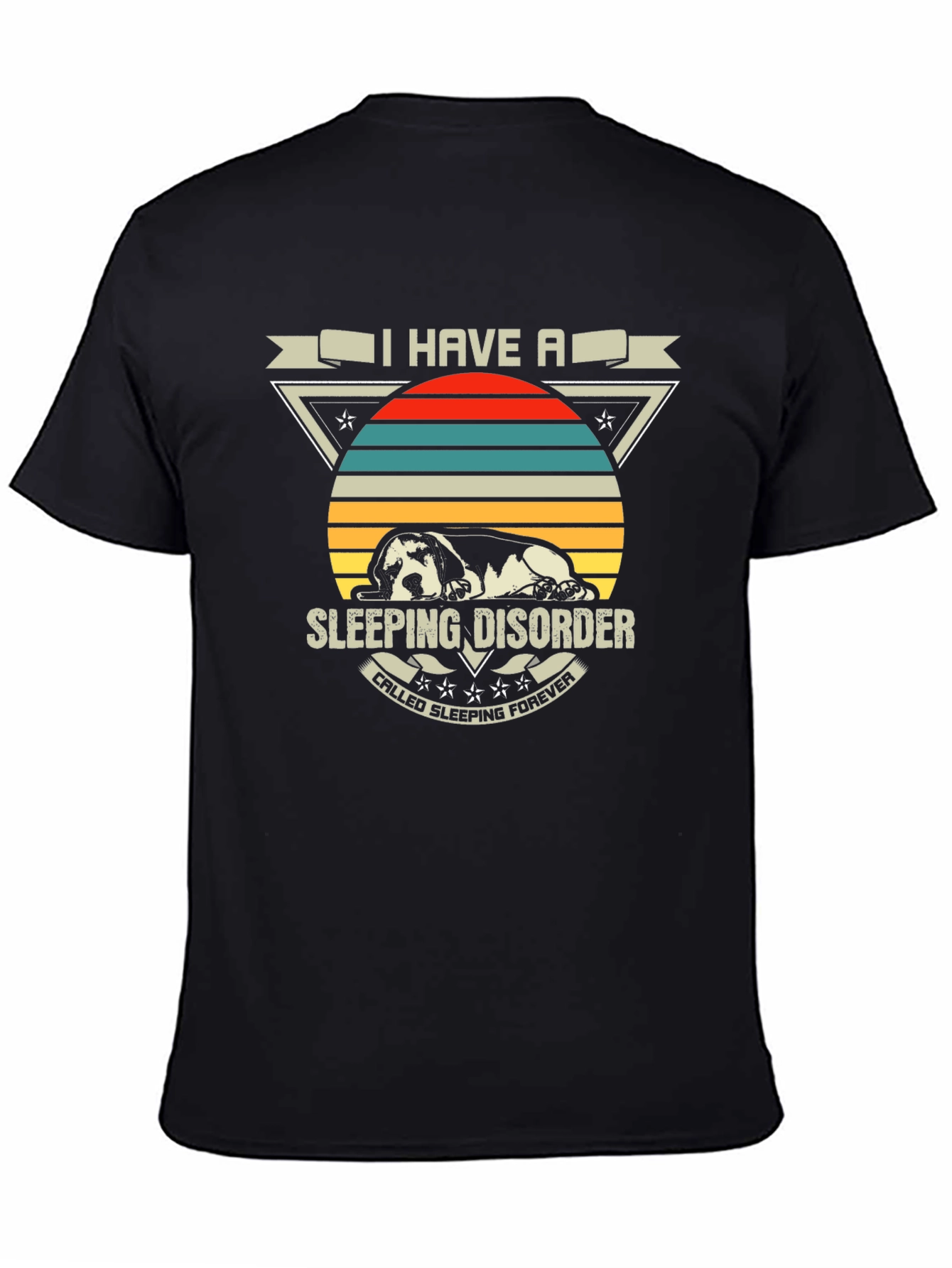 Sleeping Disorder Dog Graphic T-Shirt