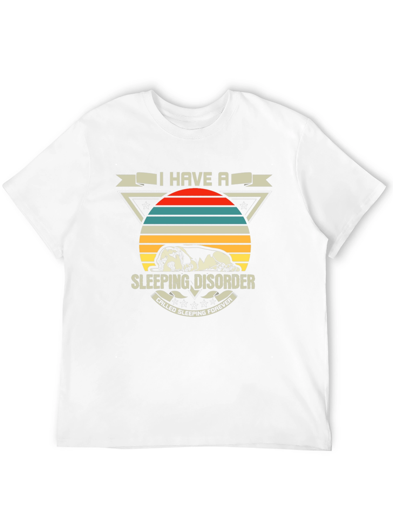Sleeping Disorder Dog Graphic T-Shirt