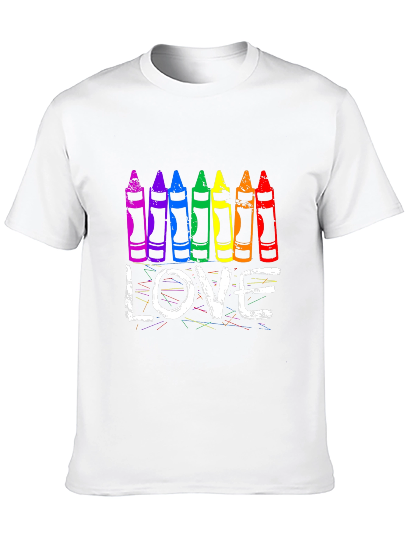 Love Crayon Pride Tee - LGBTQ+ Support