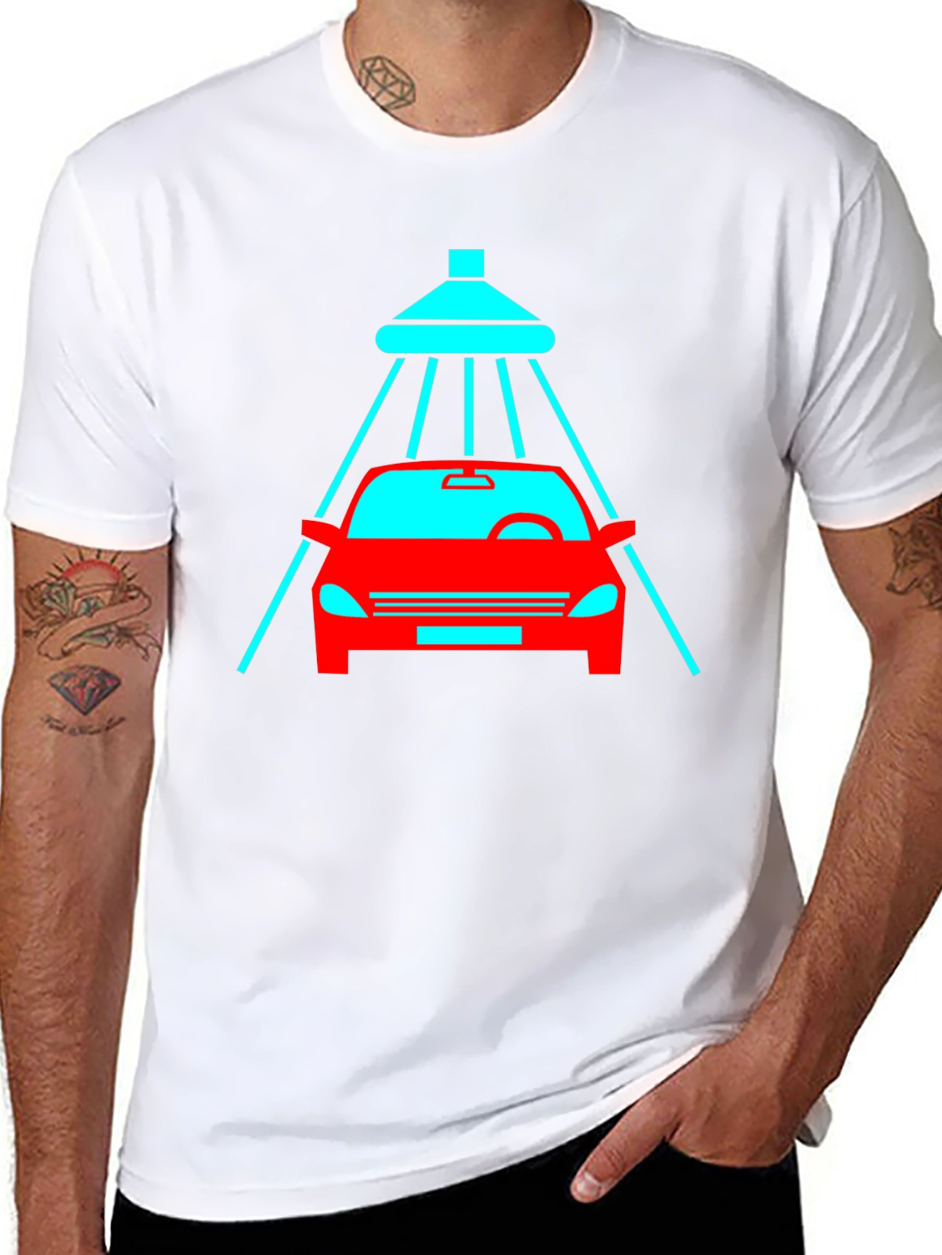 Black Car Wash Graphic Tee