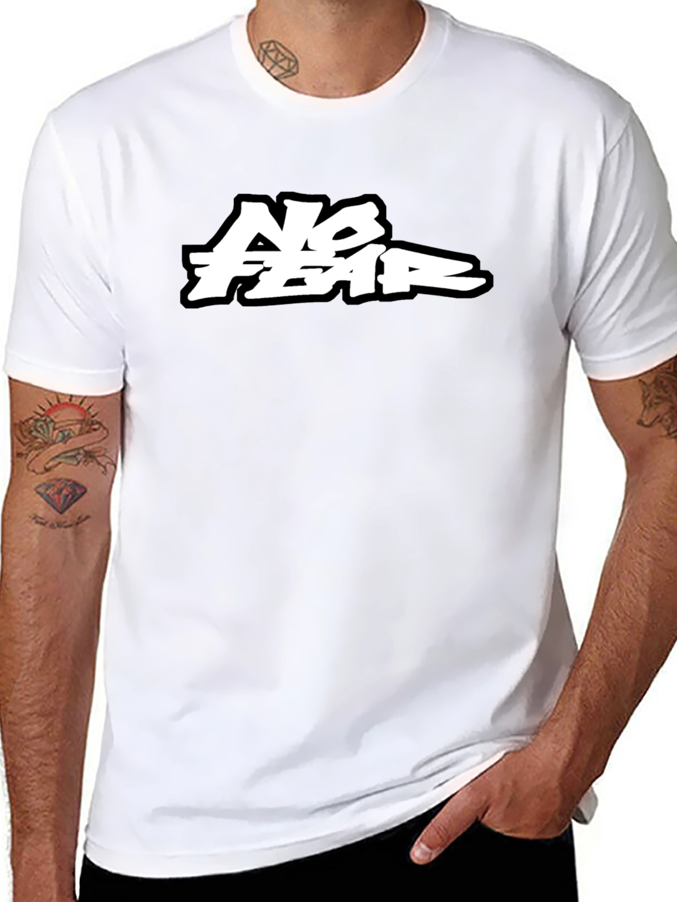 No Fear Black T-Shirt