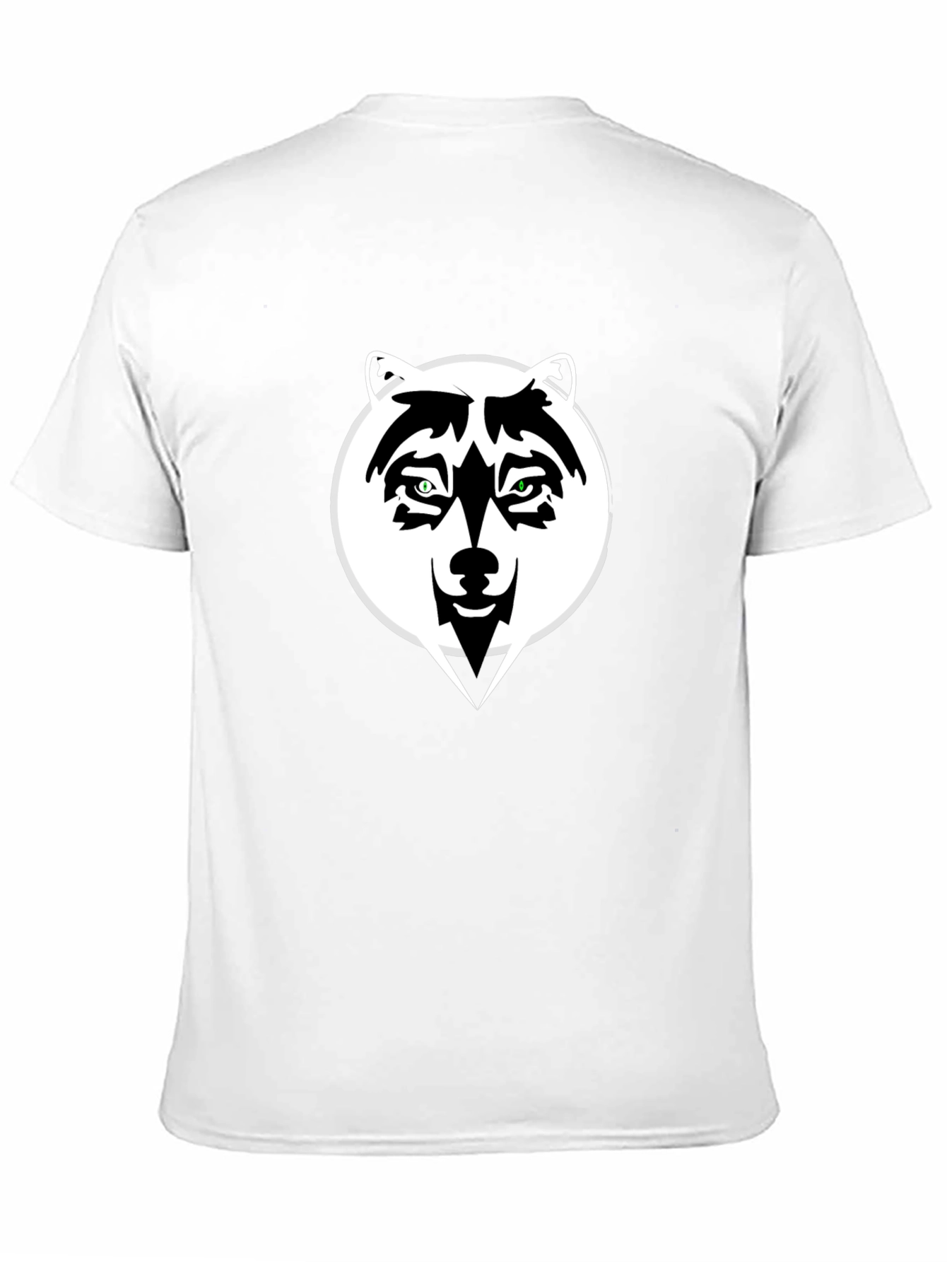 Cool Wolf Graphic Black T-Shirt