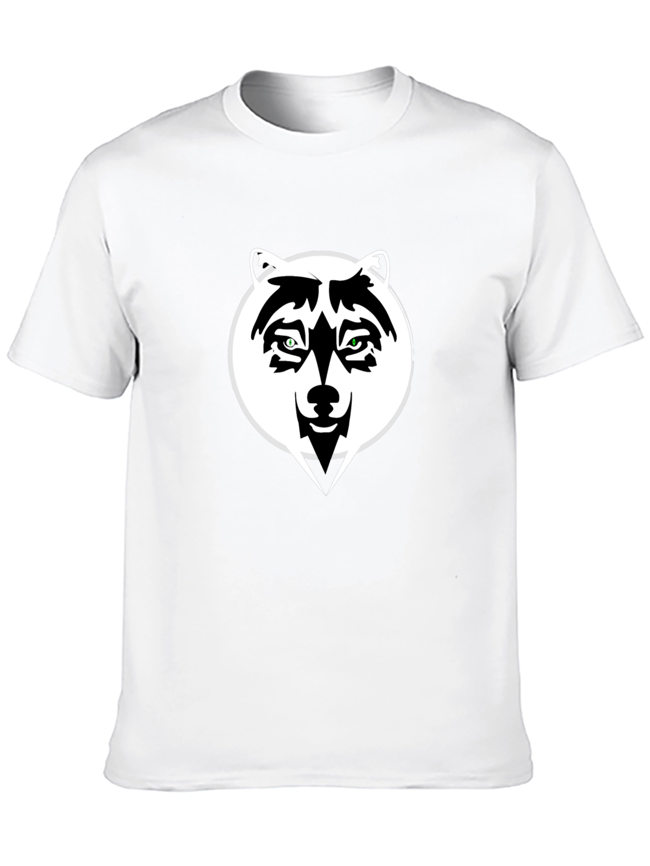 Cool Wolf Graphic Black T-Shirt