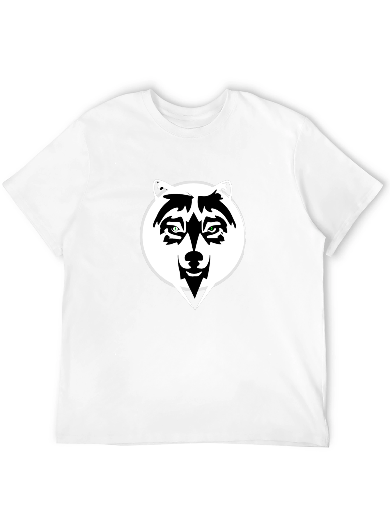 Cool Wolf Graphic Black T-Shirt