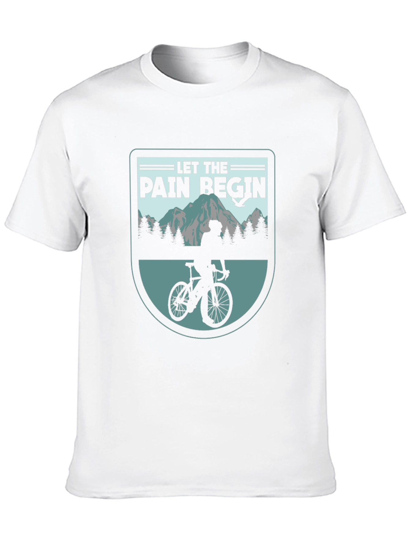Let the Pain Begin Biker T-Shirt