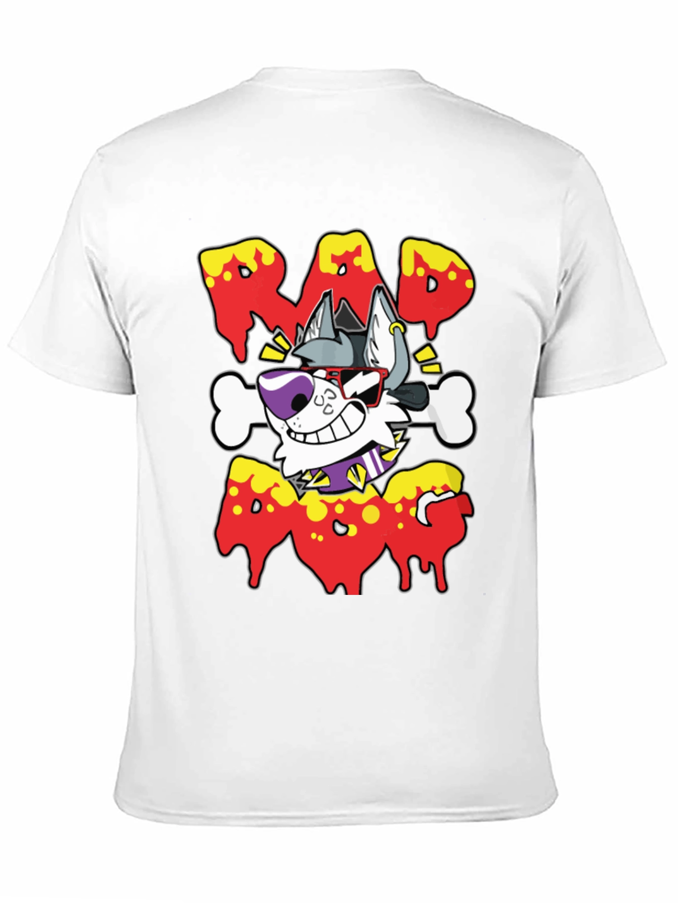 Rad Dog Graphic Tee - Mens Black T-Shirt