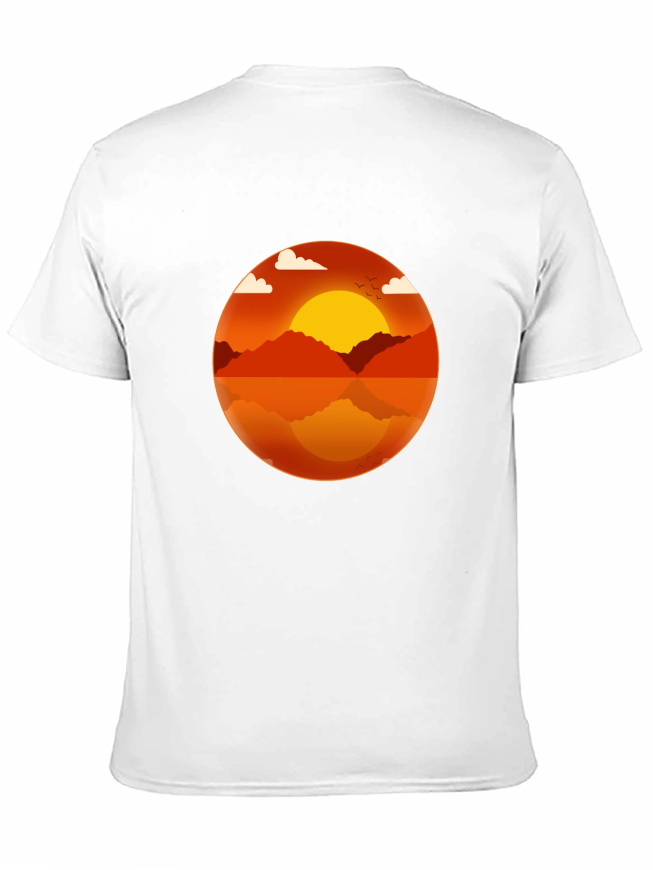 Sunset Graphic Black T-Shirt