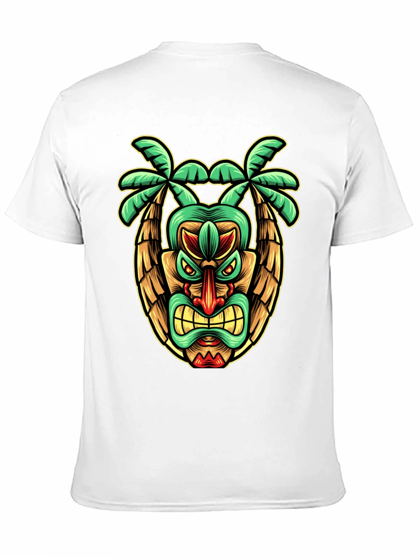Tiki Totem Graphic T-Shirt - Island Style