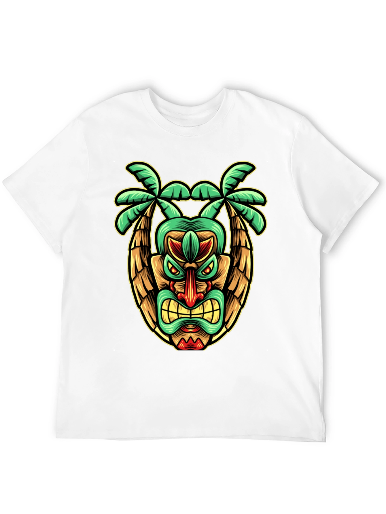 Tiki Totem Graphic T-Shirt - Island Style