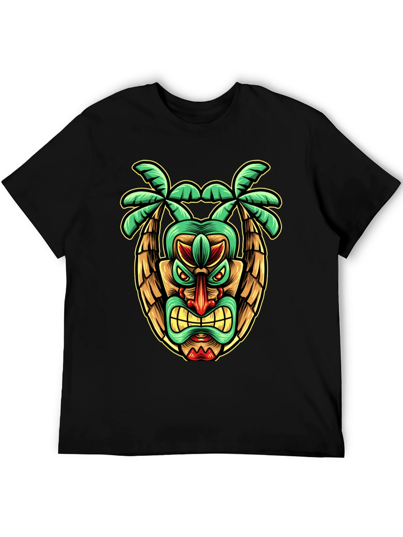 Tiki Totem Graphic T-Shirt - Island Style