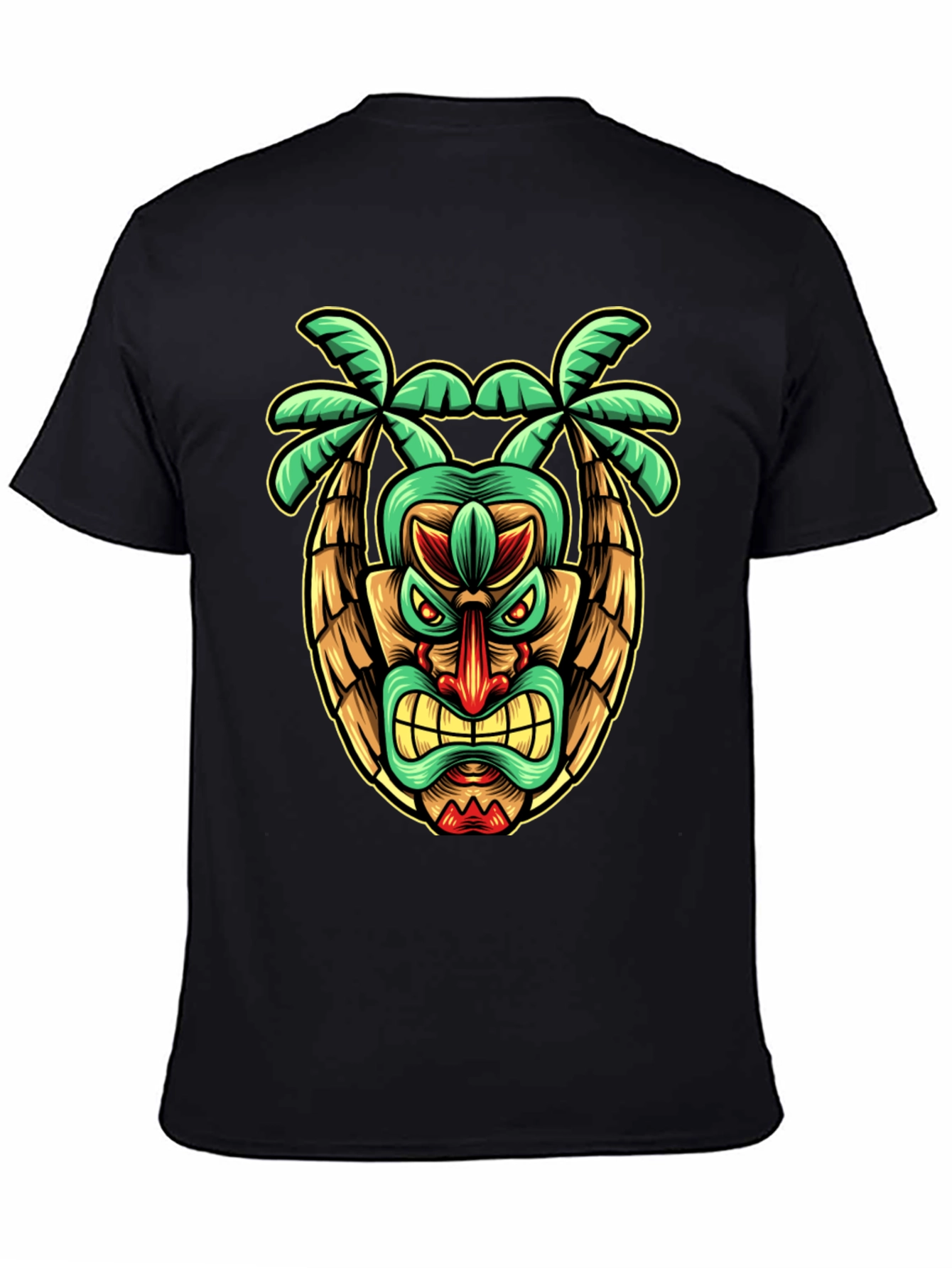 Tiki Totem Graphic T-Shirt - Island Style