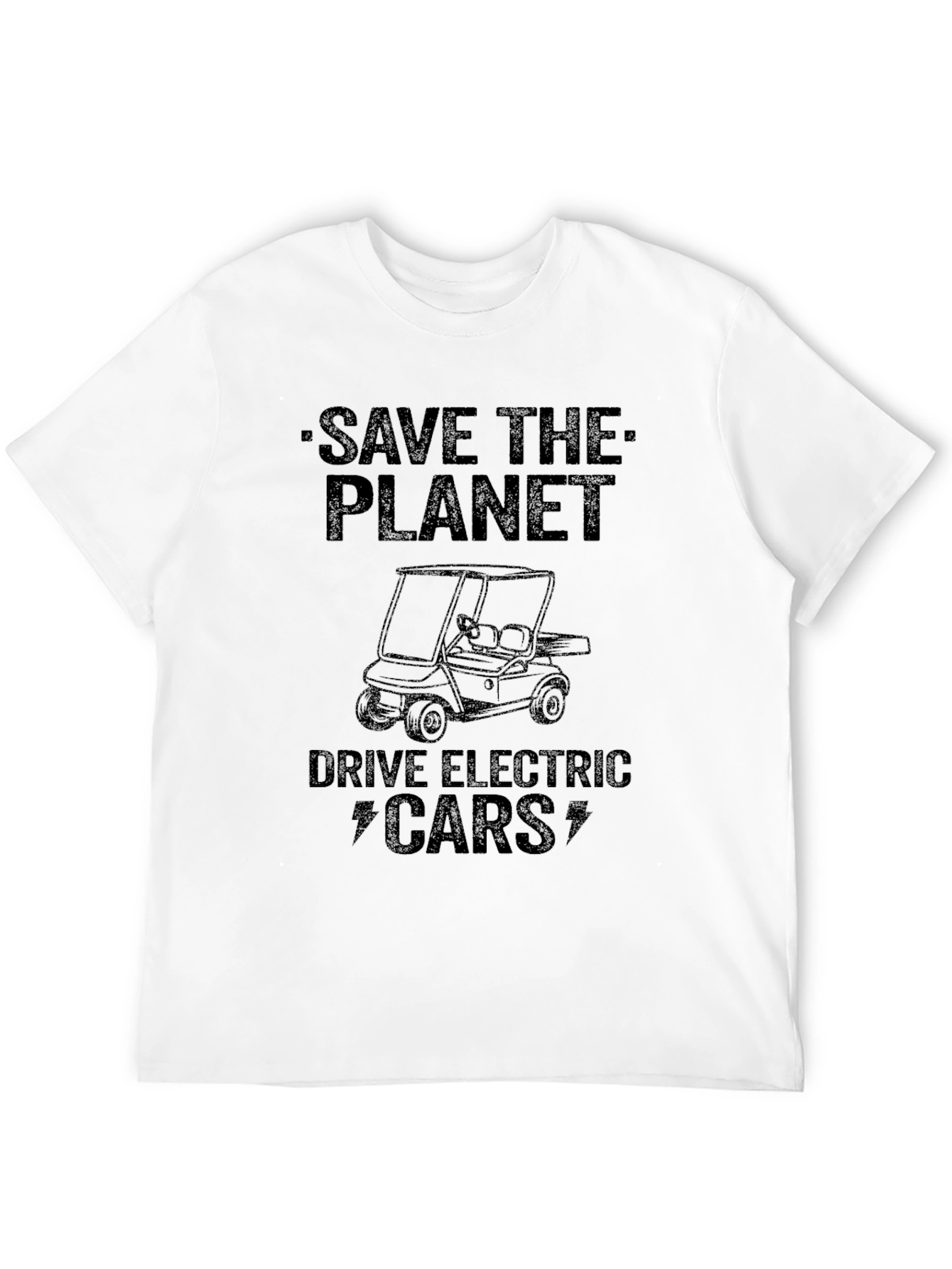 Save the Planet Electric Car Graphic Tee