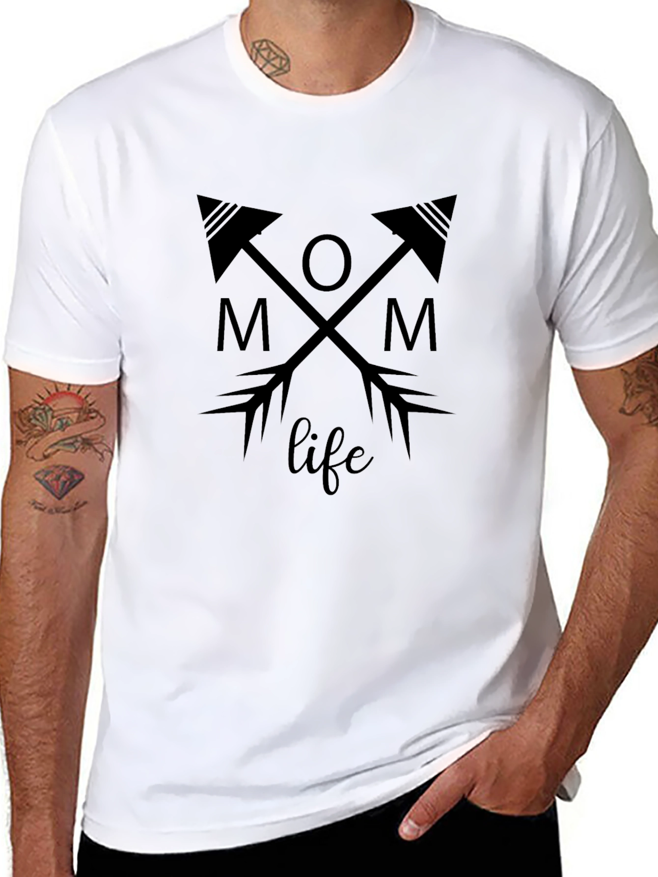 Mom Life Arrows Graphic Tee