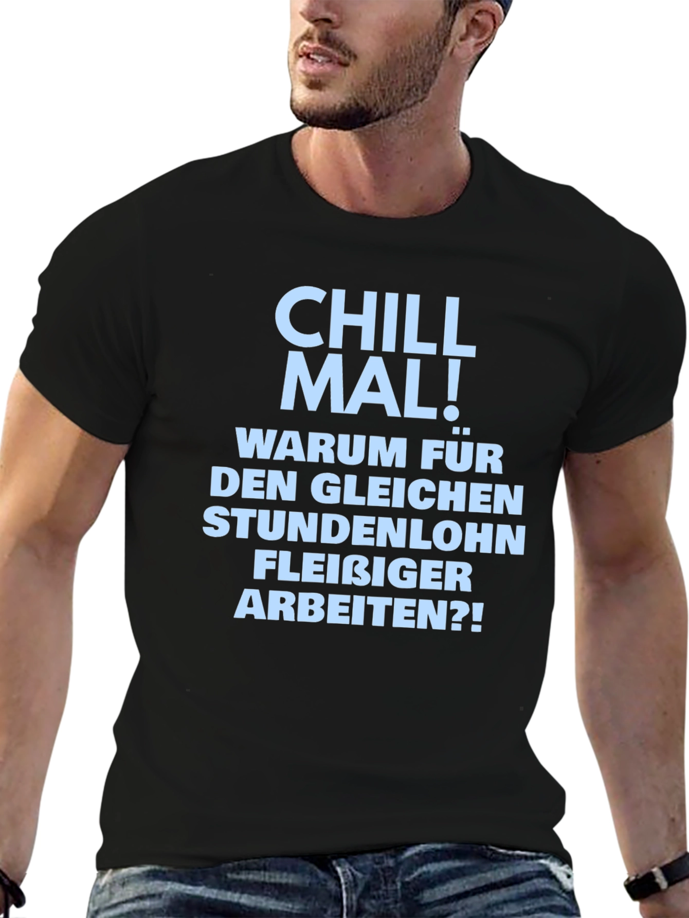 Chill Mal! Graphic Tee - Black T-Shirt