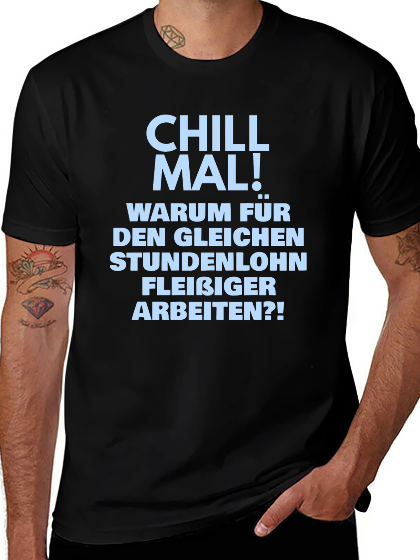 Chill Mal! Graphic Tee - Black T-Shirt
