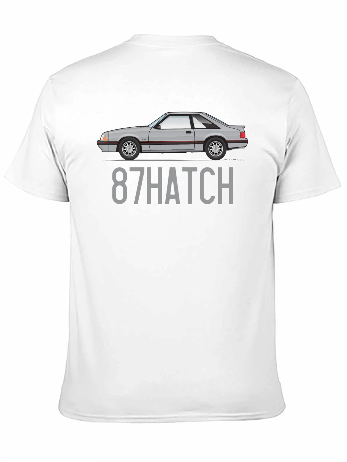 87 Hatch T-Shirt - Classic Car Enthusiast Tee