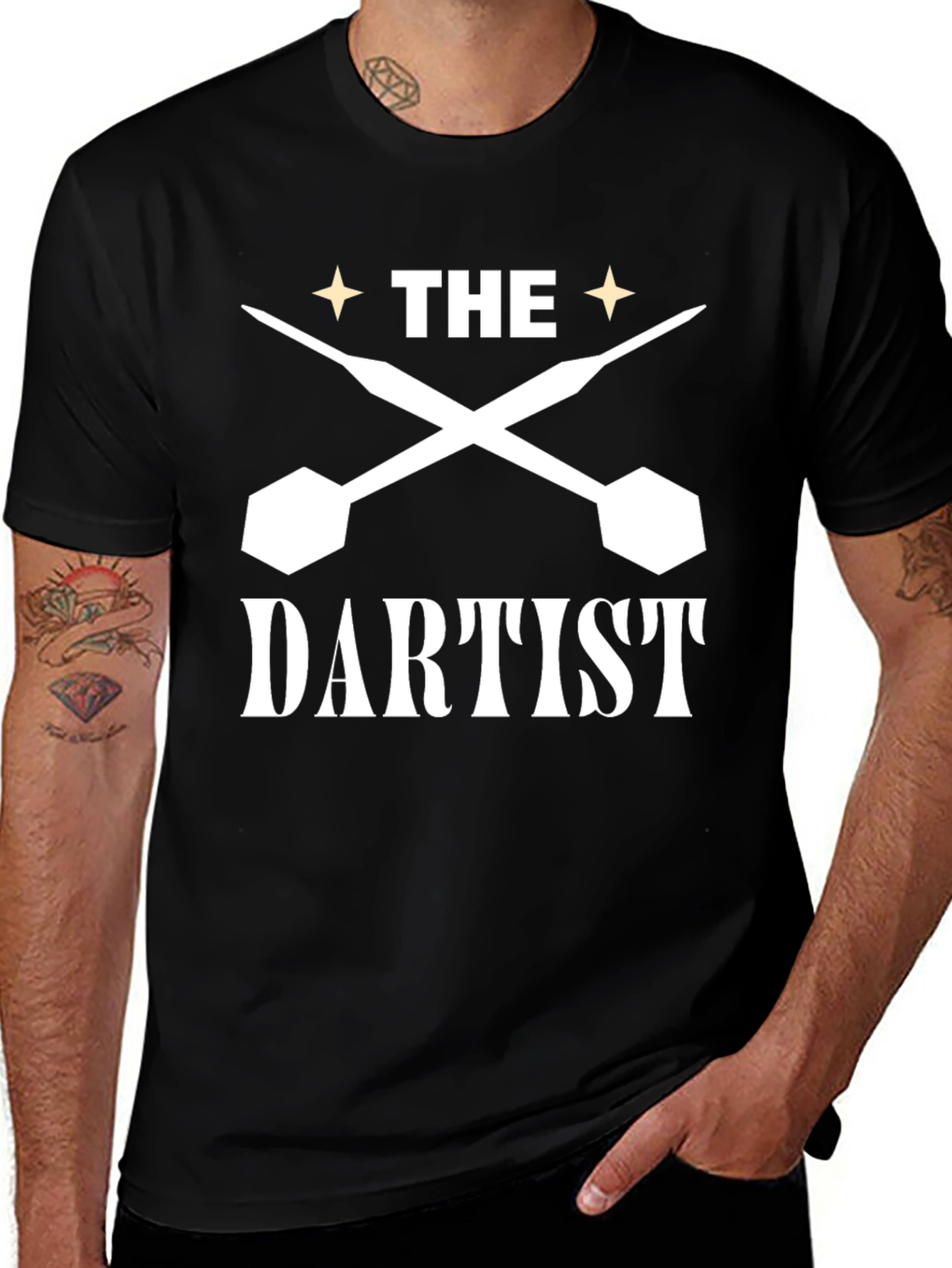 The Dartist T-Shirt - Funny Dart Player Tee