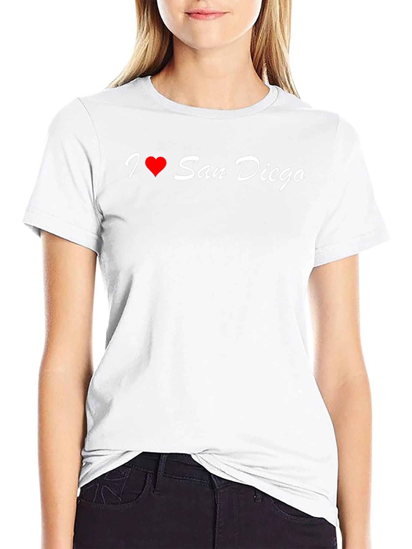 I Heart San Diego Black T-Shirt