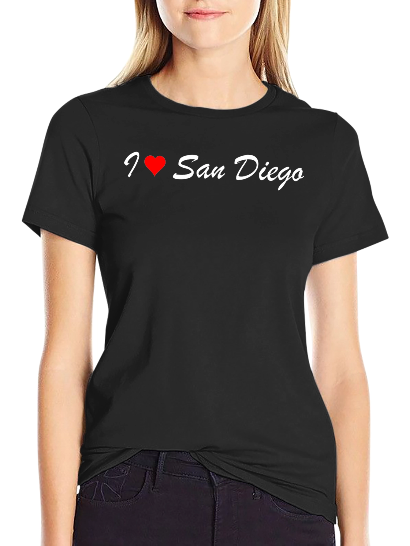 I Heart San Diego Black T-Shirt