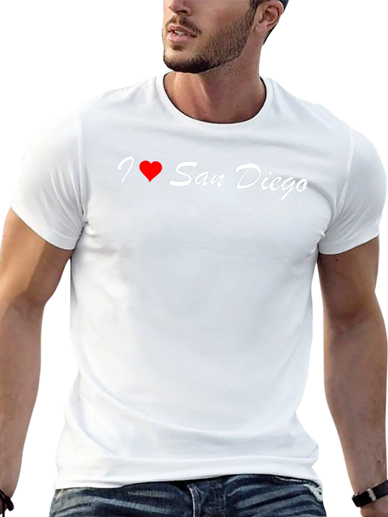 I Heart San Diego Black T-Shirt
