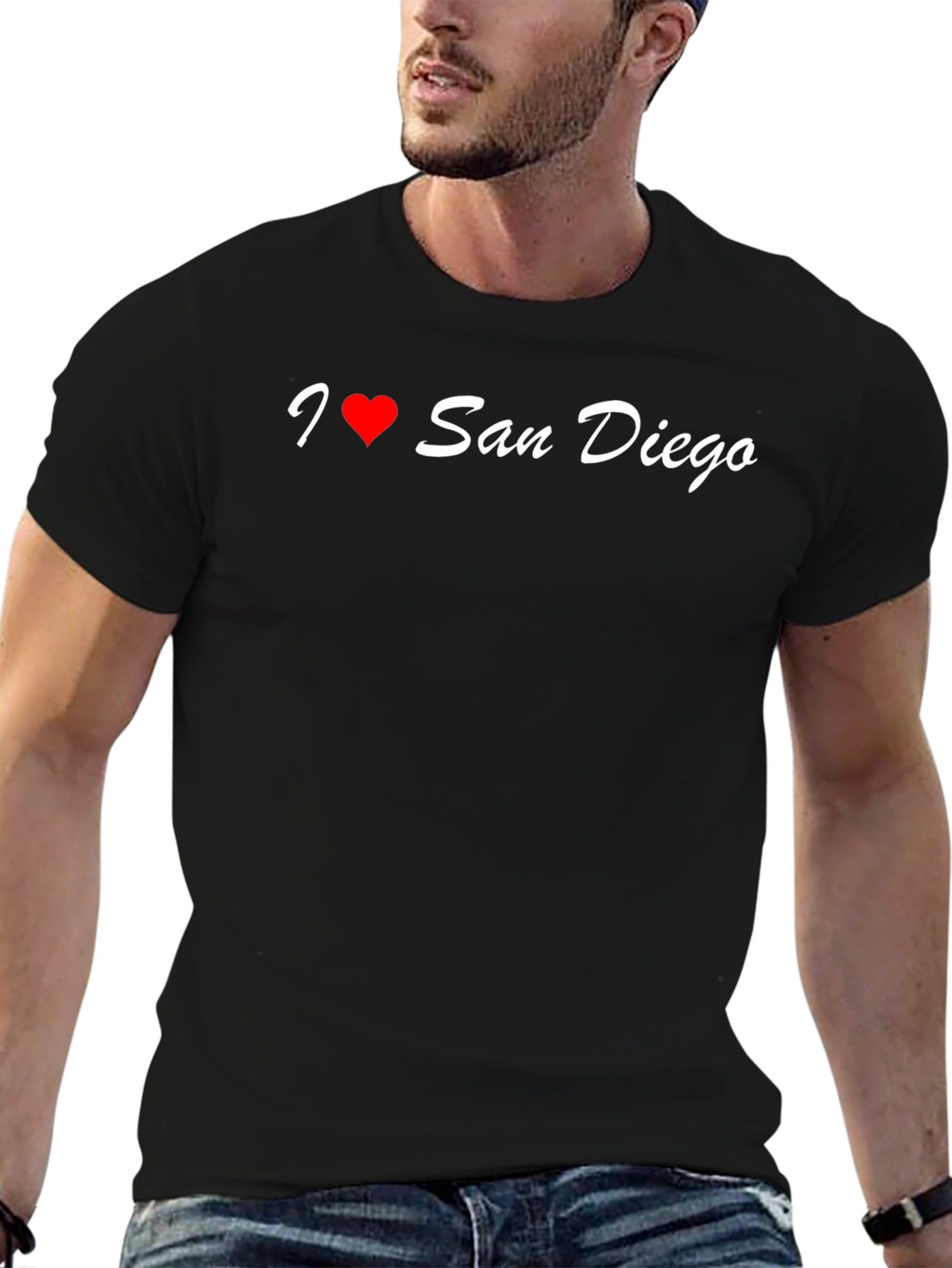 I Heart San Diego Black T-Shirt