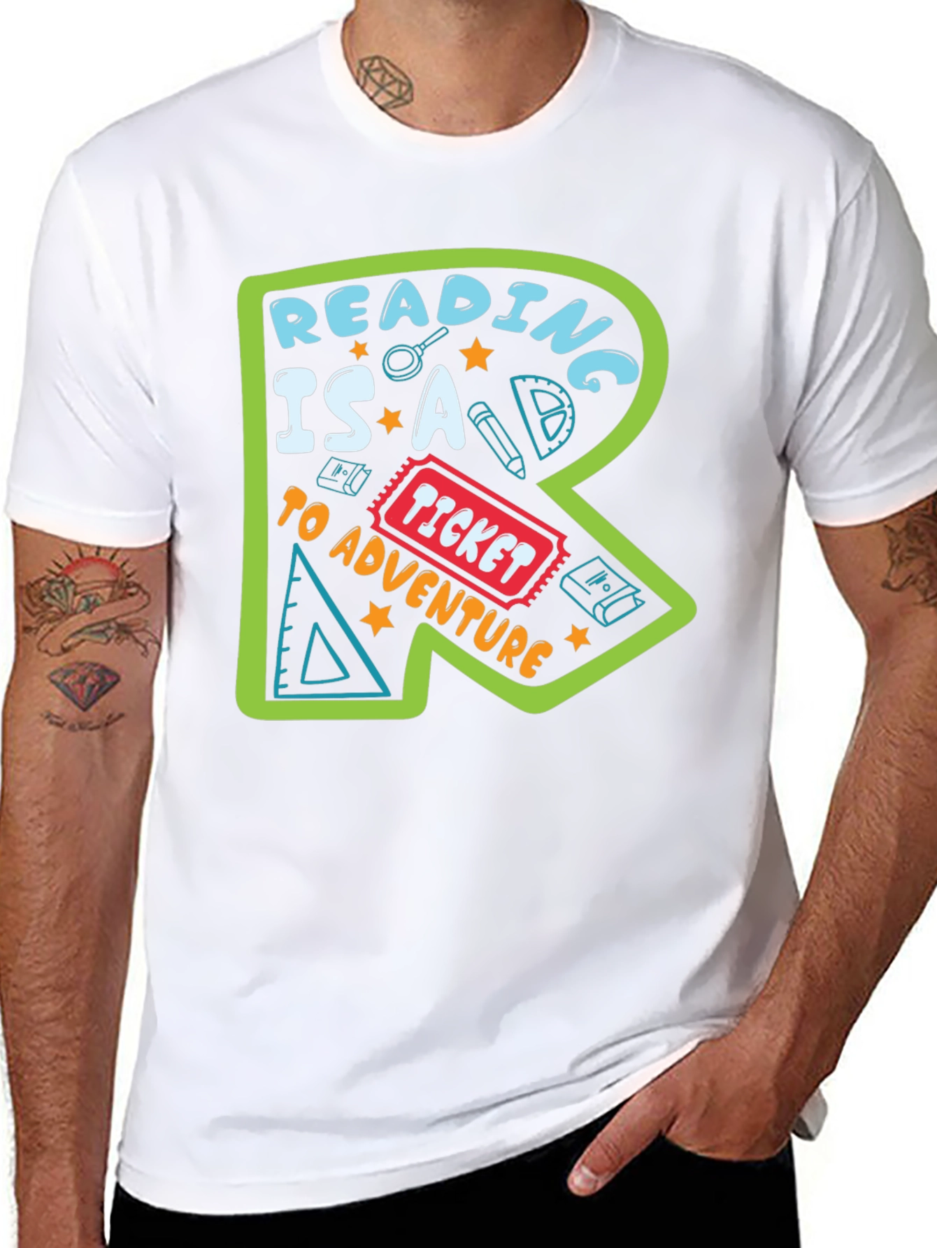 Reading Adventure T-Shirt - Black