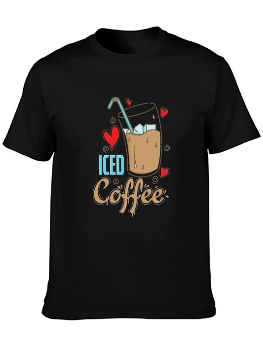 Iced Coffee Lover T-Shirt - Cool Design