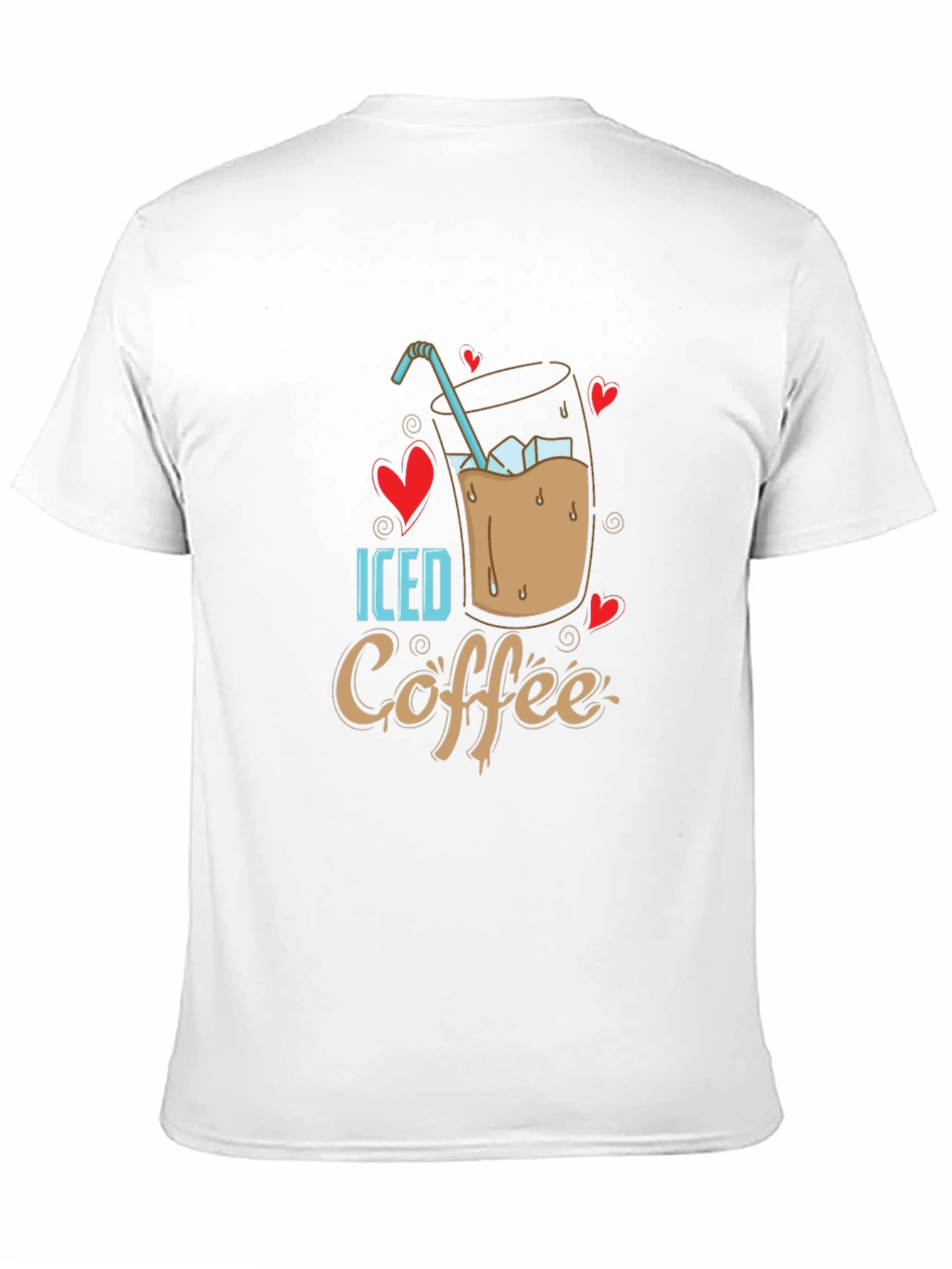 Iced Coffee Lover T-Shirt - Cool Design