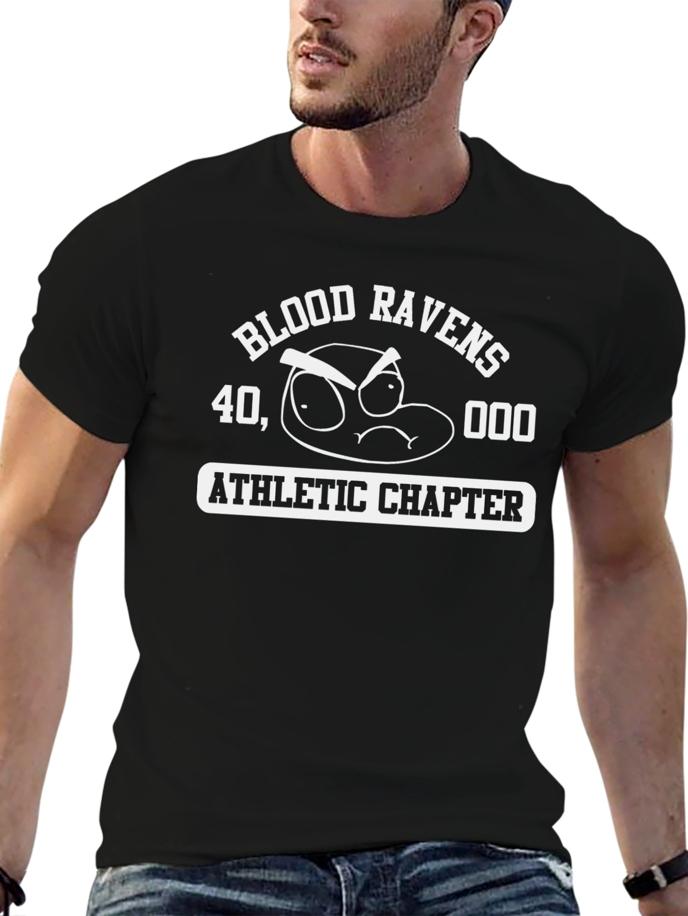 Blood Ravens Athletic Chapter Black T-Shirt