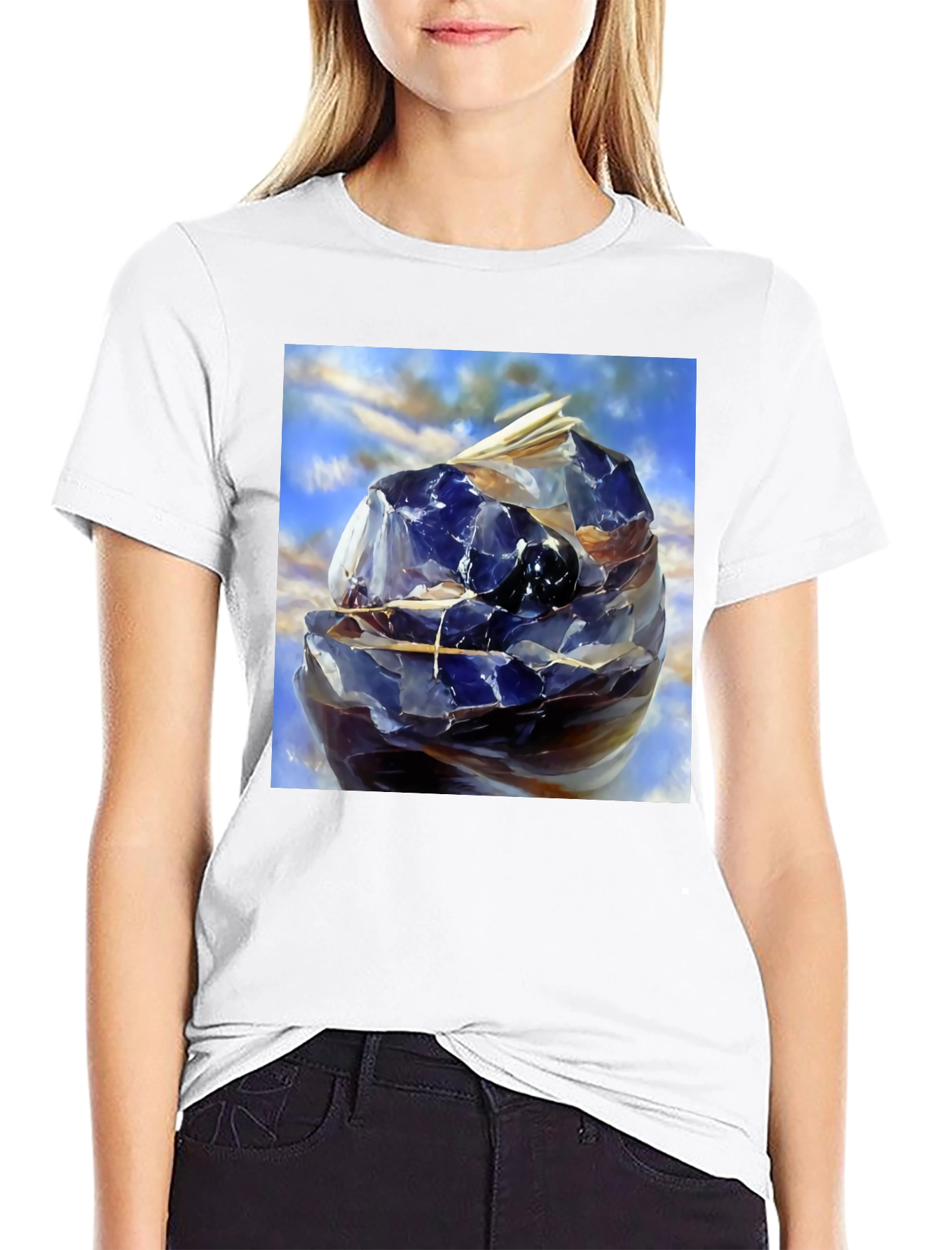 Abstract Geometric Sphere Graphic Tee