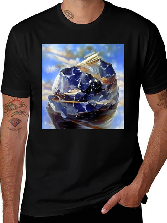 Abstract Geometric Sphere Graphic Tee