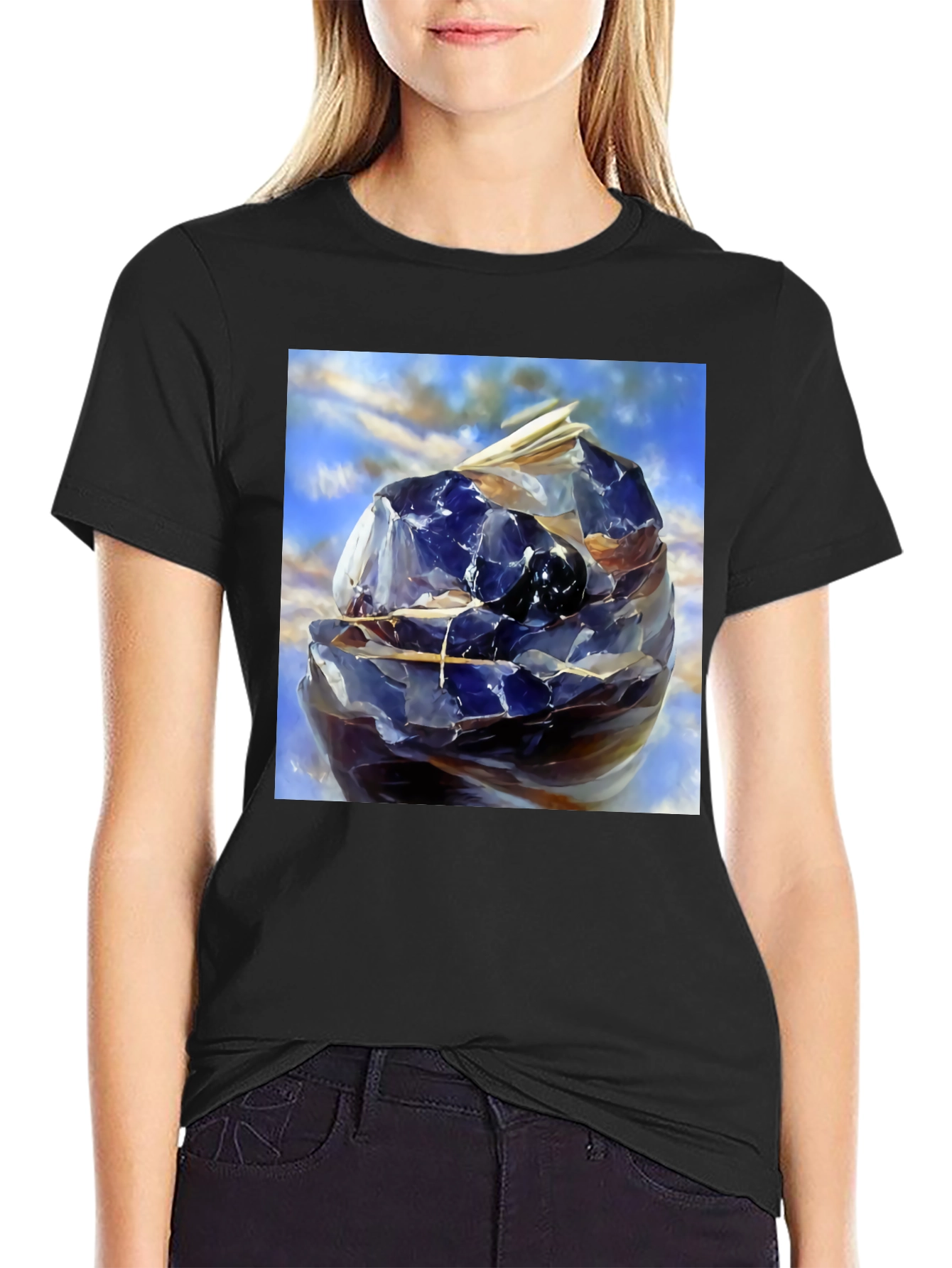 Abstract Geometric Sphere Graphic Tee