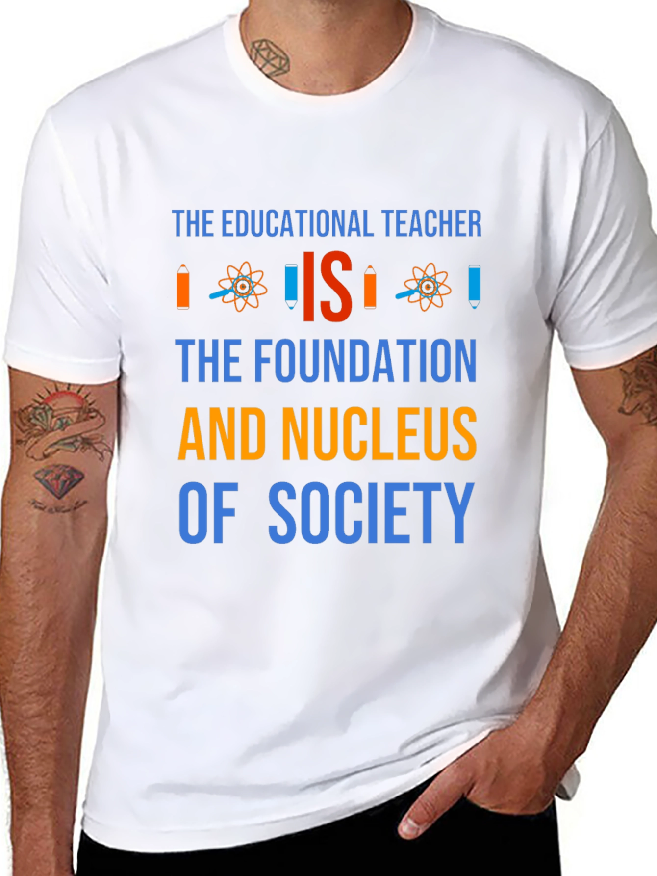 Educational Teacher Foundation Graphic T-Shirt