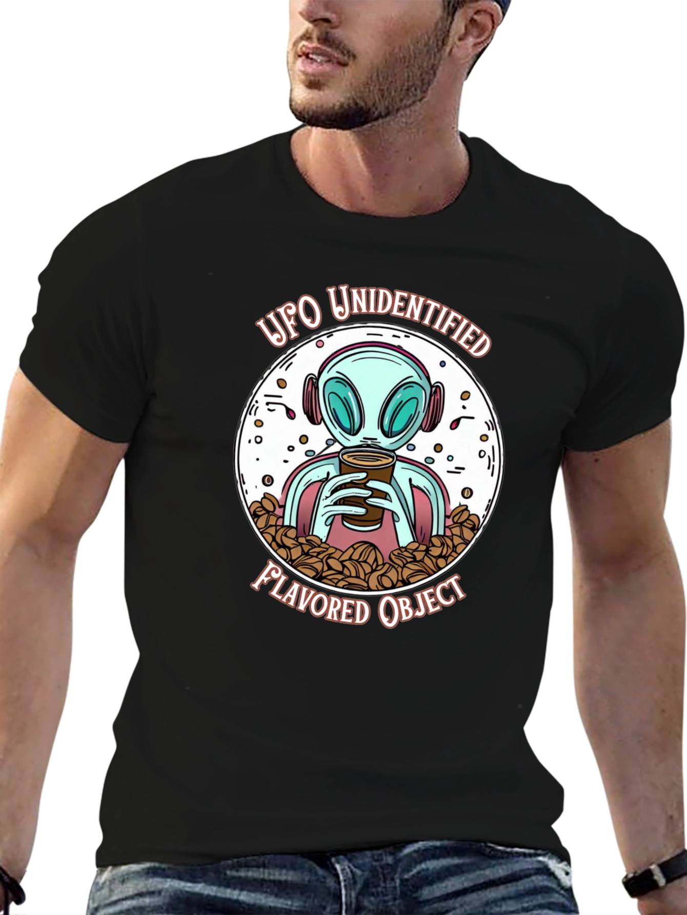 UFO Unidentified Flavored Object Graphic T-Shirt