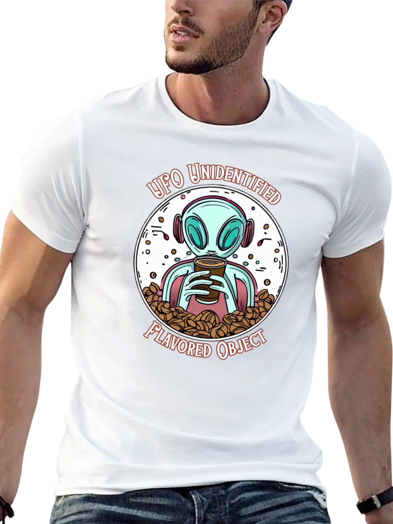 UFO Unidentified Flavored Object Graphic T-Shirt